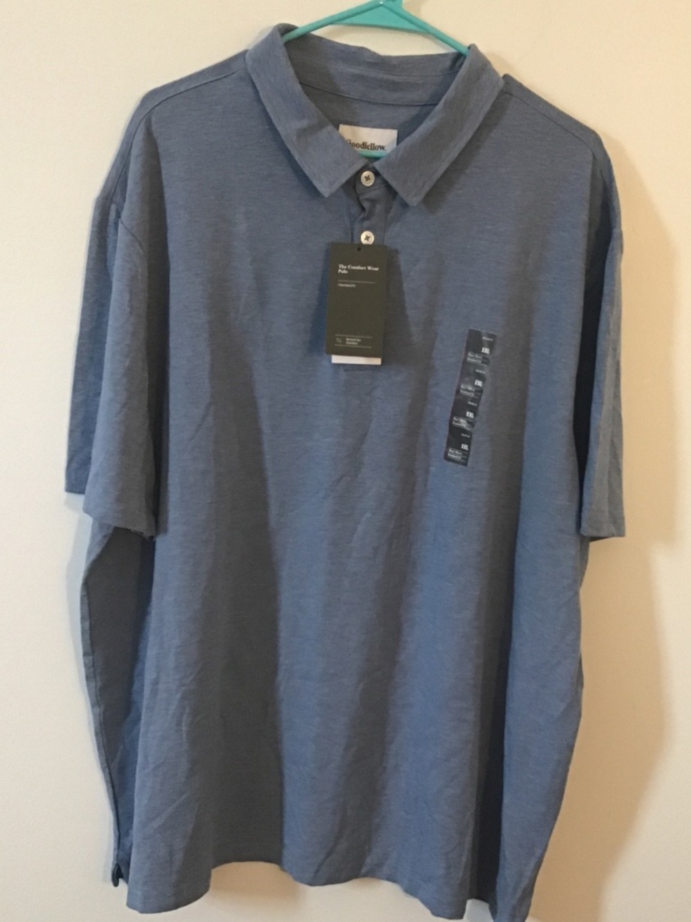 Mens Short Sleeve Comfort Wear Polo Shirt XXL